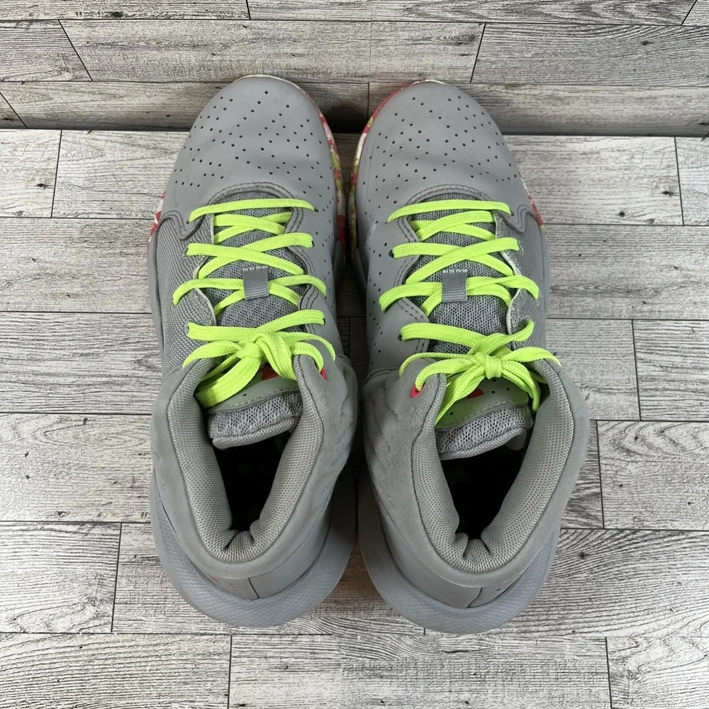 Under Armour Jet 21 3024794-106 Gray Green‎ Pink Athletic Shoes Youth Size 7Y